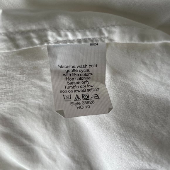 J.CREW White Button Down Size 4 - Picture 4 of 4